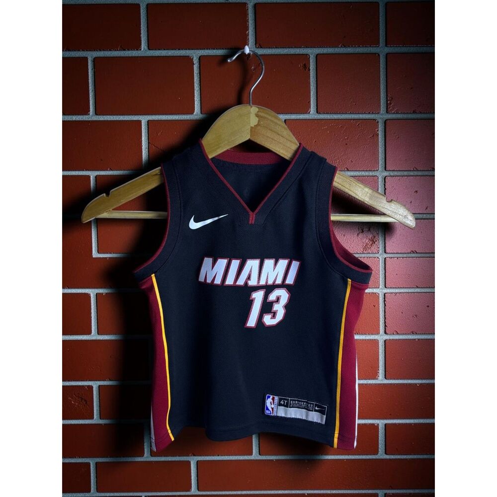 Nike Miami Heat Bam Adebayo #13 NBA Jersey Youth 4T Black